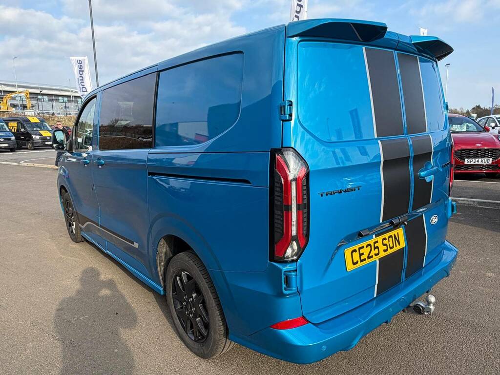 Ford Transit Custom 320 2.0 Ecoblue 170Ps L1 Double Cab Sport CE25SON Blue #2