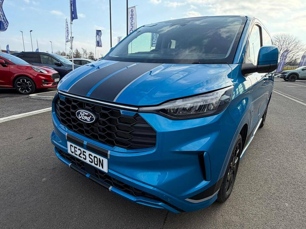 Ford Transit Custom 320 2.0 Ecoblue 170Ps L1 Double Cab Sport CE25SON Blue #5