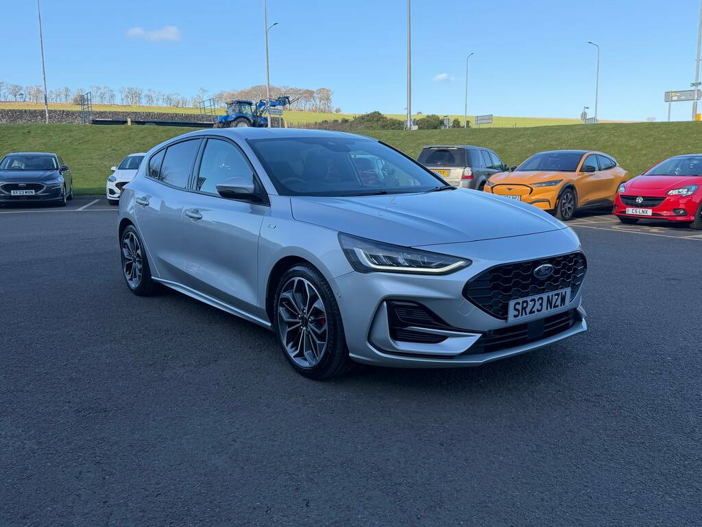 Ford Focus 1.0 Ecoboost St-line X Edition Mhev 155Ps SR23NZW Silver #2