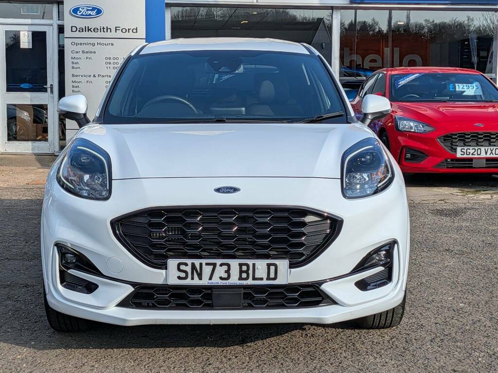 Ford Puma 1.0T Ecoboost Mhev St-line X Suv Hybrid SN73BLD White #4