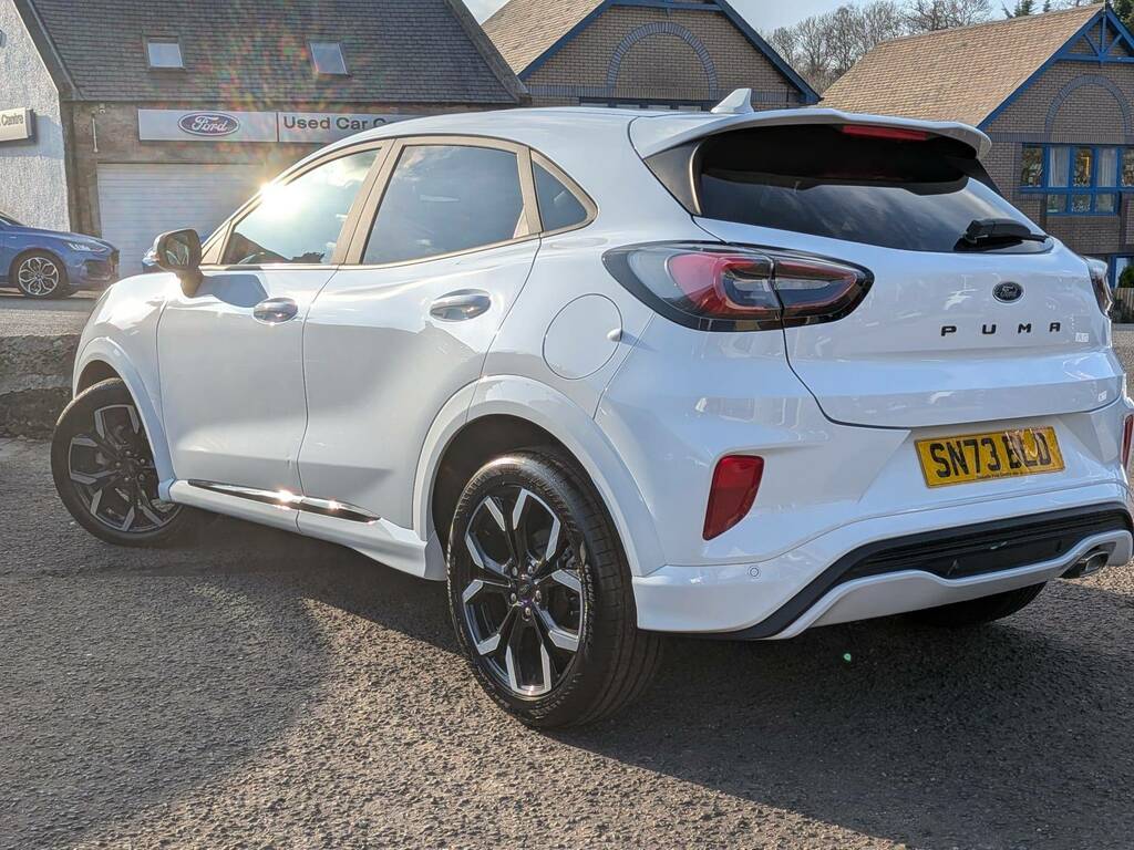 Ford Puma 1.0T Ecoboost Mhev St-line X Suv Hybrid SN73BLD White #3