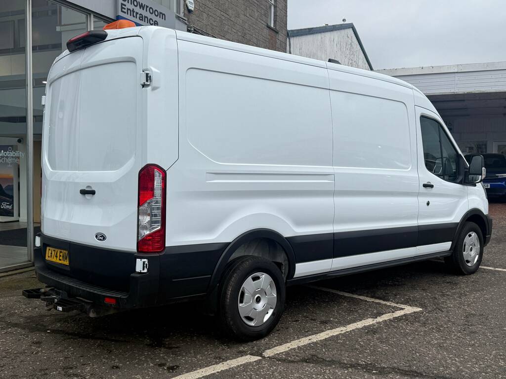 Ford Transit Custom 350 2.0 Ecoblue 130Ps L3 H2 Trend Fwd CA74ENM White #4