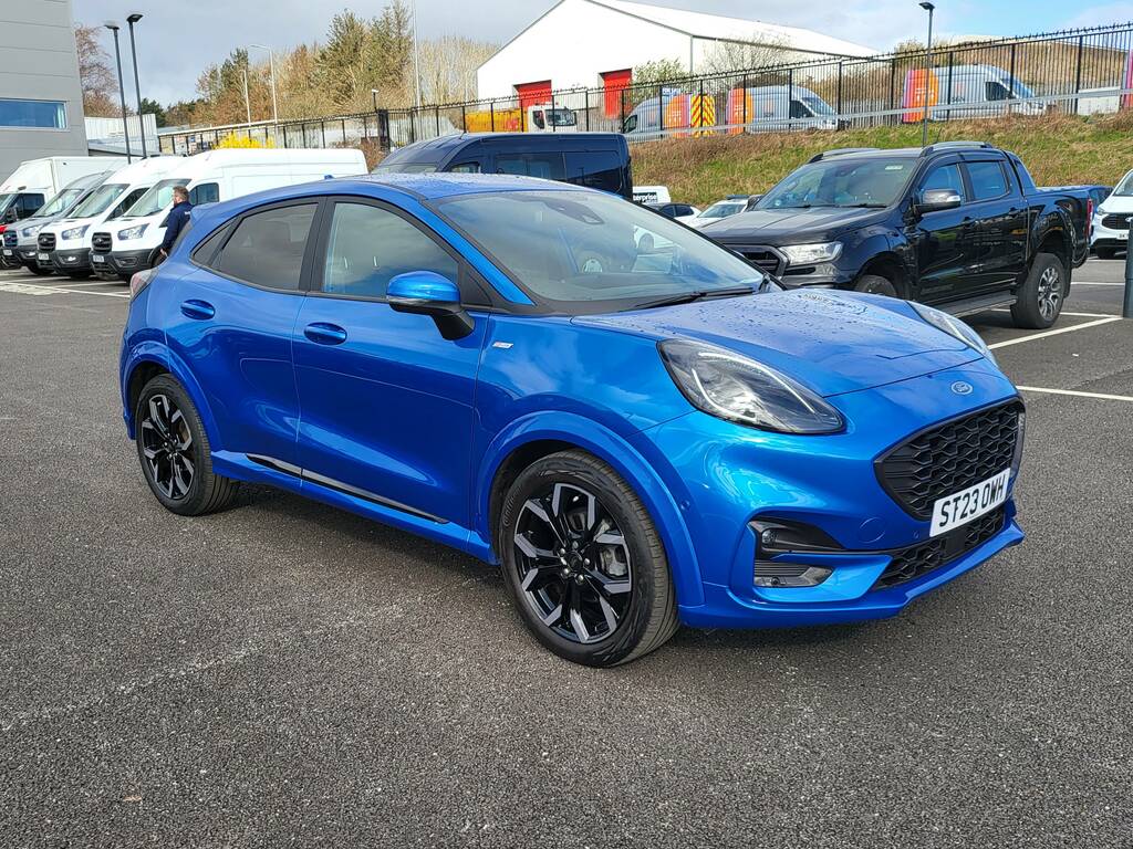 Ford Puma St-line X Mhev ST23OWH Blue #4