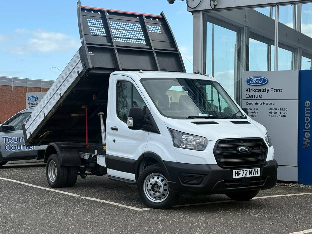 Ford Transit Custom 350 2.0 Ecoblue 130Ps Leader Tipper Rwd - Dual Rea White