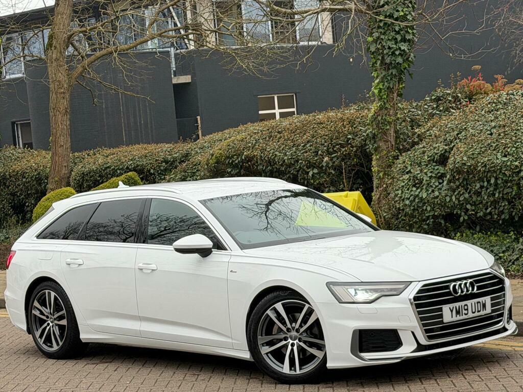 Audi A6 Avant 2.0 Tdi 40 S Line S Tronic Euro 6 S S White
