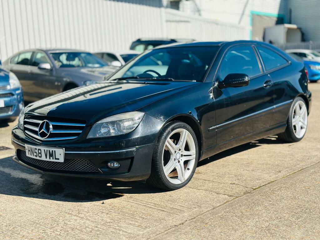 Mercedes-Benz CLC Class Hatchback 1.8 Clc180k Sport Coupe Euro 4 2009 Black #2
