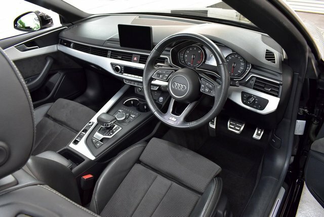 Audi A5 2019 2.0 Tfsi 190 40 S Line Convertible PG19WRU Black #3