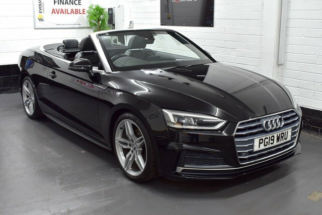 Audi A5 2019 2.0 Tfsi 190 40 S Line Convertible Black