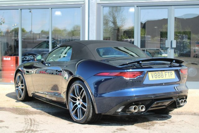 Jaguar F-Type Convertible 5.0 V8 R-dynamic Convertible Petro V888FTP Blue #2