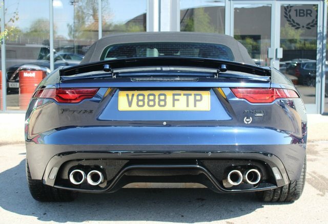 Jaguar F-Type Convertible 5.0 V8 R-dynamic Convertible Petro V888FTP Blue #5