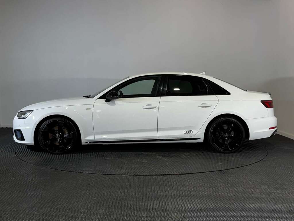 Audi A4 2.0 Tdi 40 Black Edition Saloon S Troni DK69ZWZ White #3