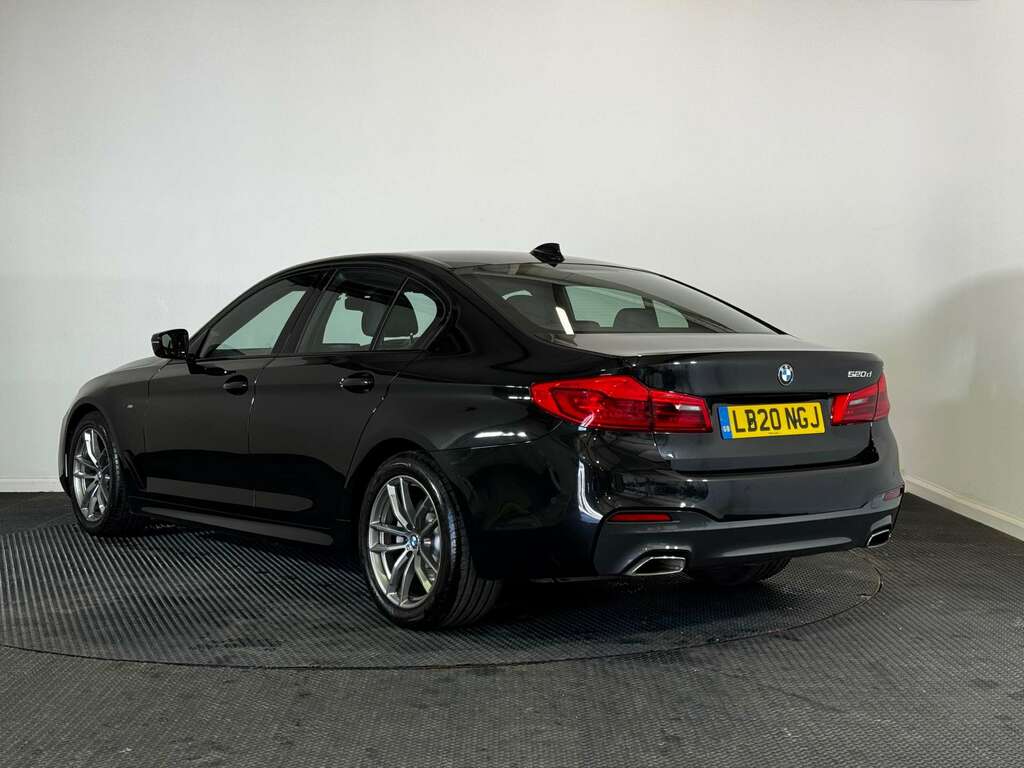 BMW 5 Series 2.0 520D Mht M Sport Saloon Hybrid LB20NGJ Black #4