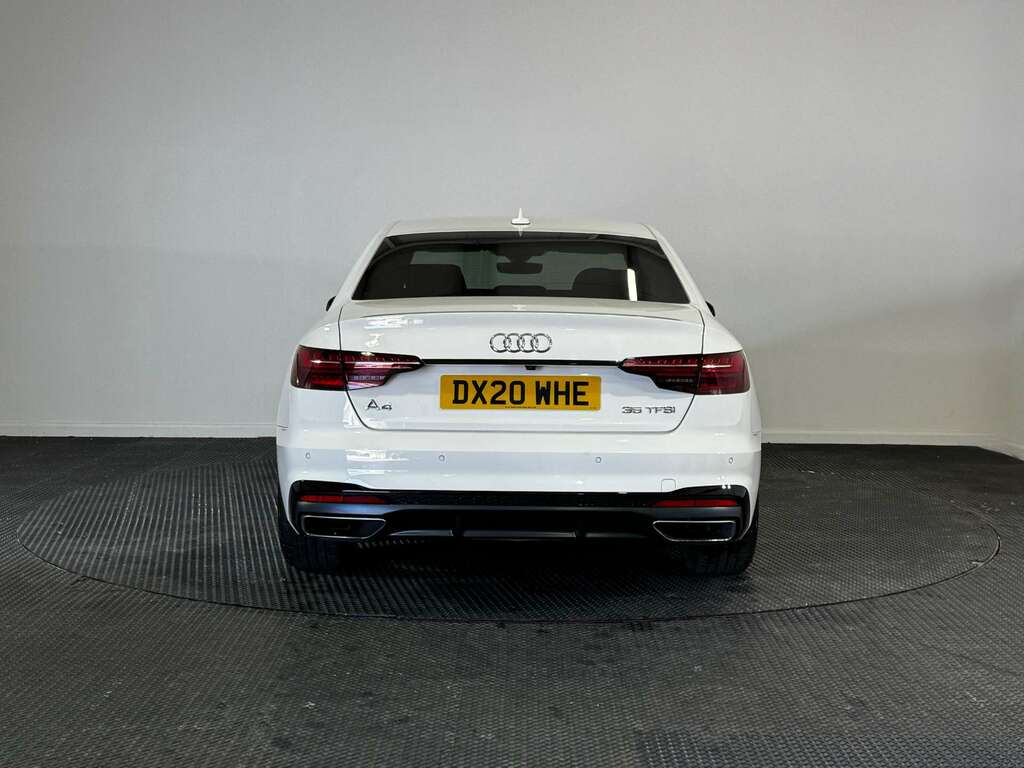 Audi A4 2.0 Tfsi 35 Black Edition Saloon S Tron DX20WHE White #5