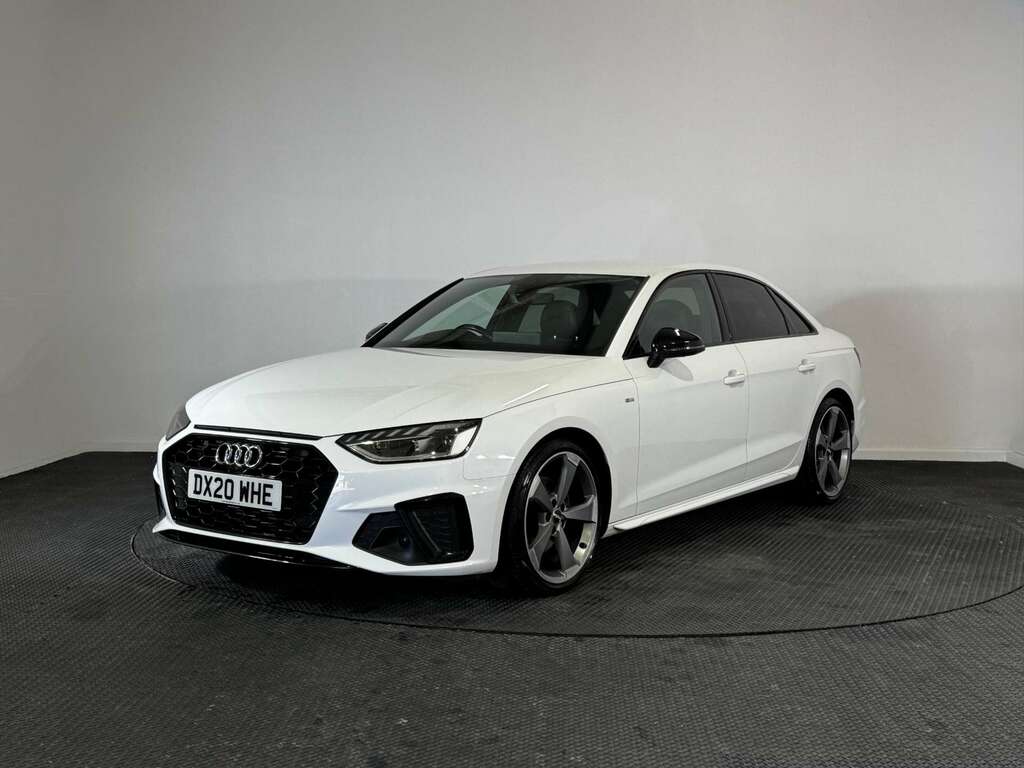 Audi A4 2.0 Tfsi 35 Black Edition Saloon S Tron DX20WHE White #2