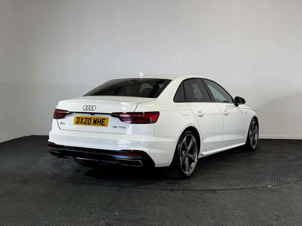 Audi A4 2.0 Tfsi 35 Black Edition Saloon S Tron DX20WHE White #6