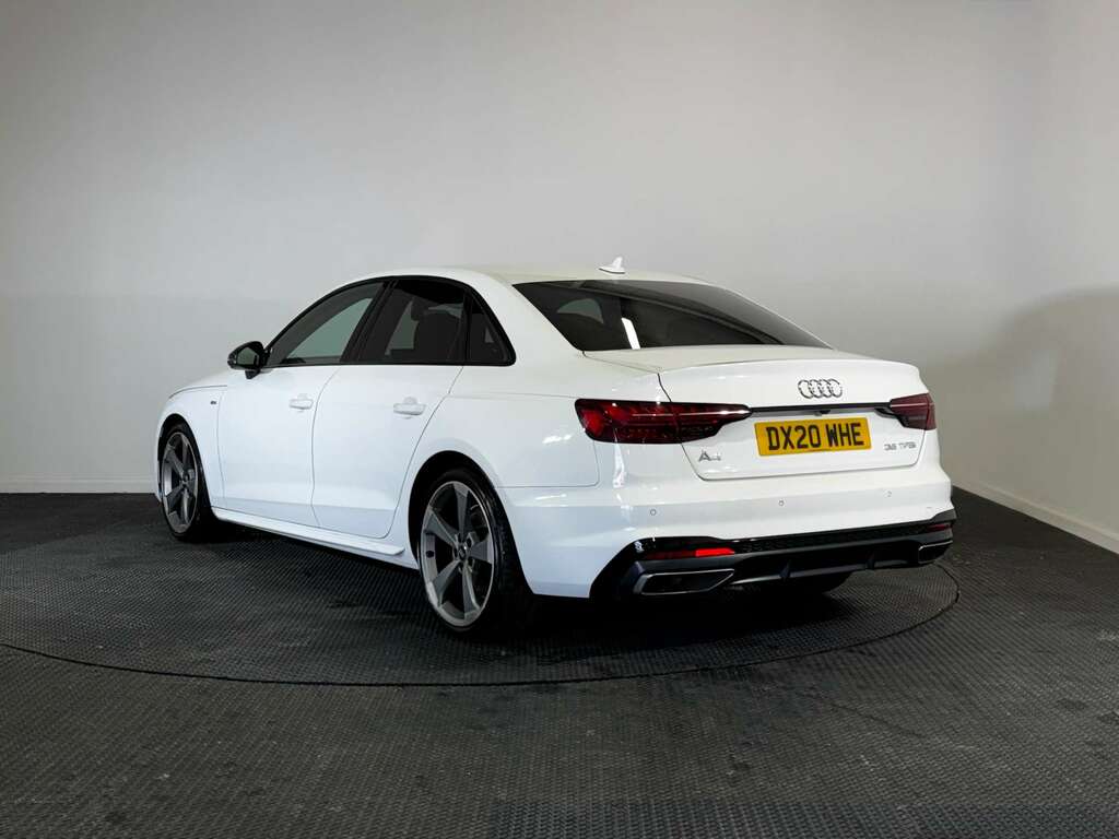 Audi A4 2.0 Tfsi 35 Black Edition Saloon S Tron DX20WHE White #4