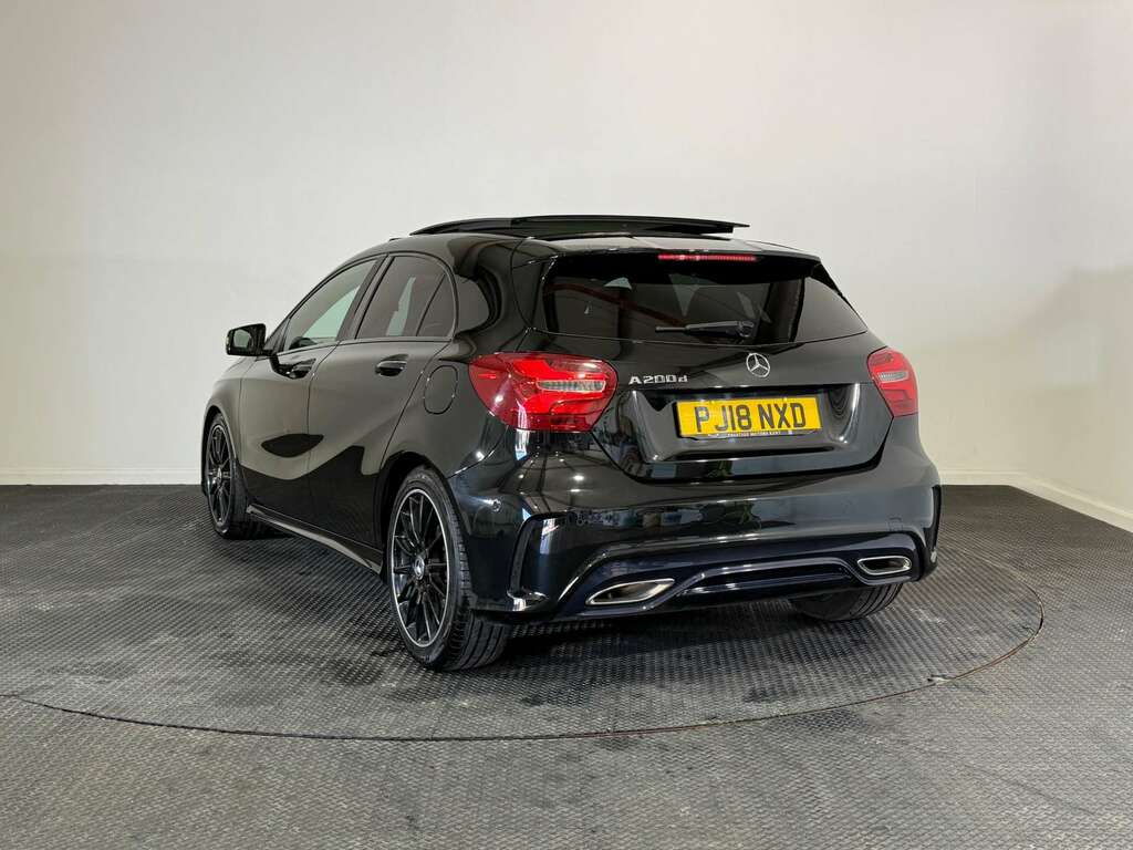 Mercedes-Benz A Class 2.1 A200d Amg Line Premium Plus Hatchback Di PJ18NXD Black #4