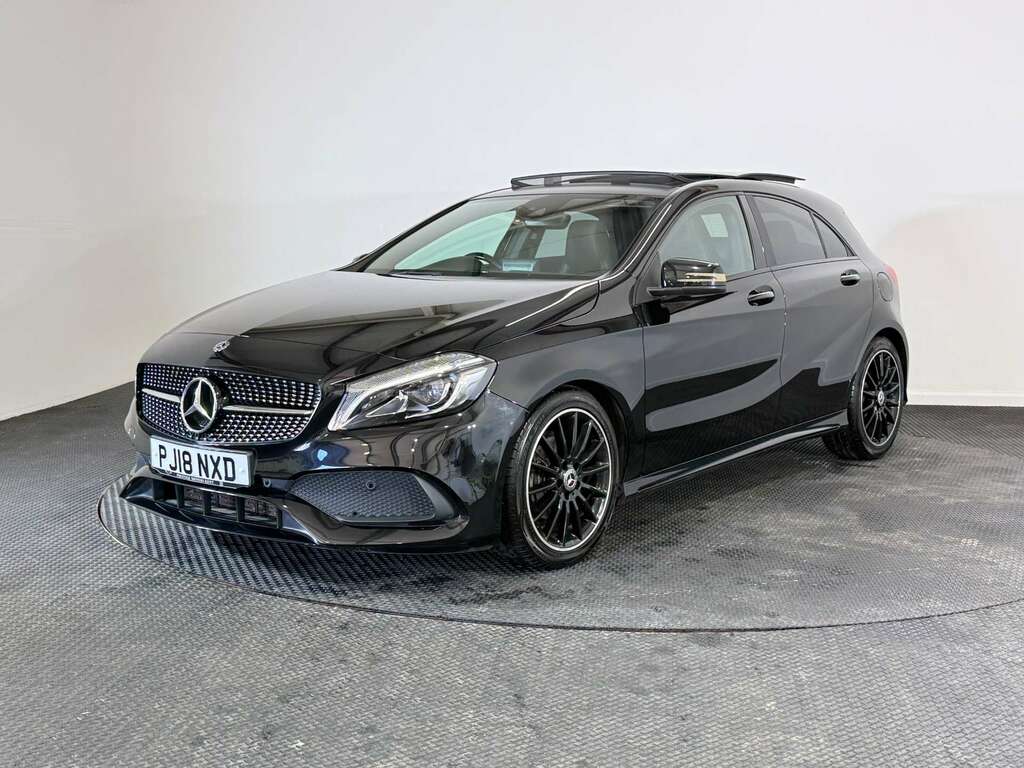 Mercedes-Benz A Class 2.1 A200d Amg Line Premium Plus Hatchback Di PJ18NXD Black #2