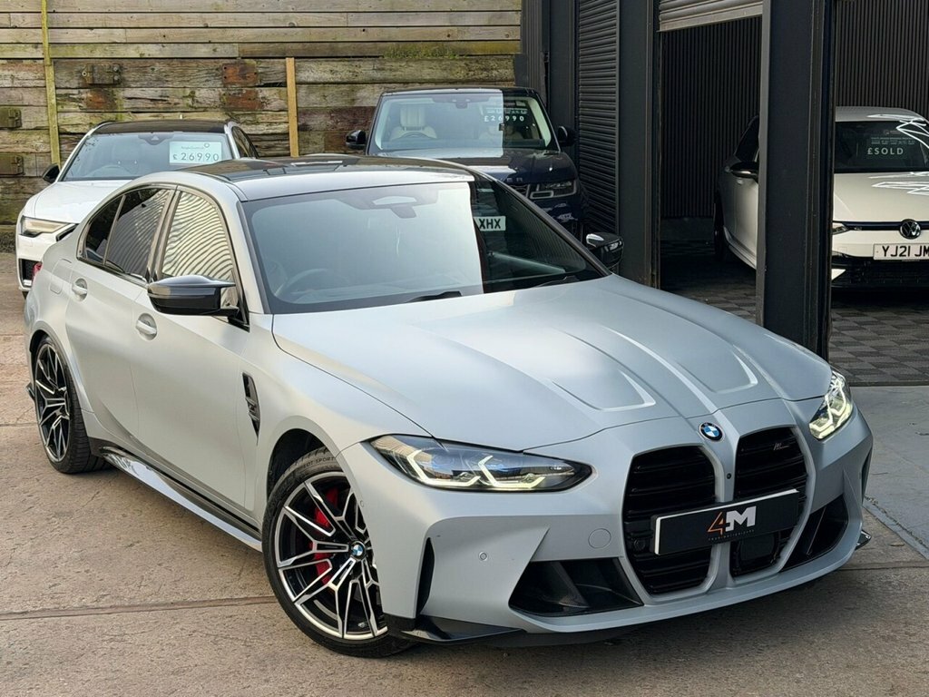 BMW M3 3.0 Biturbo Competition Saloon Steptron DK24JPJ Grey #3