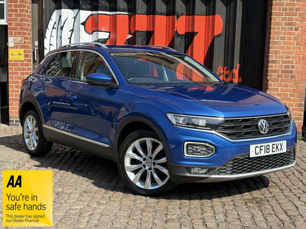 Volkswagen T-Roc 2018 1.5 Tsi Evo Sel Suv Euro 6 Blue