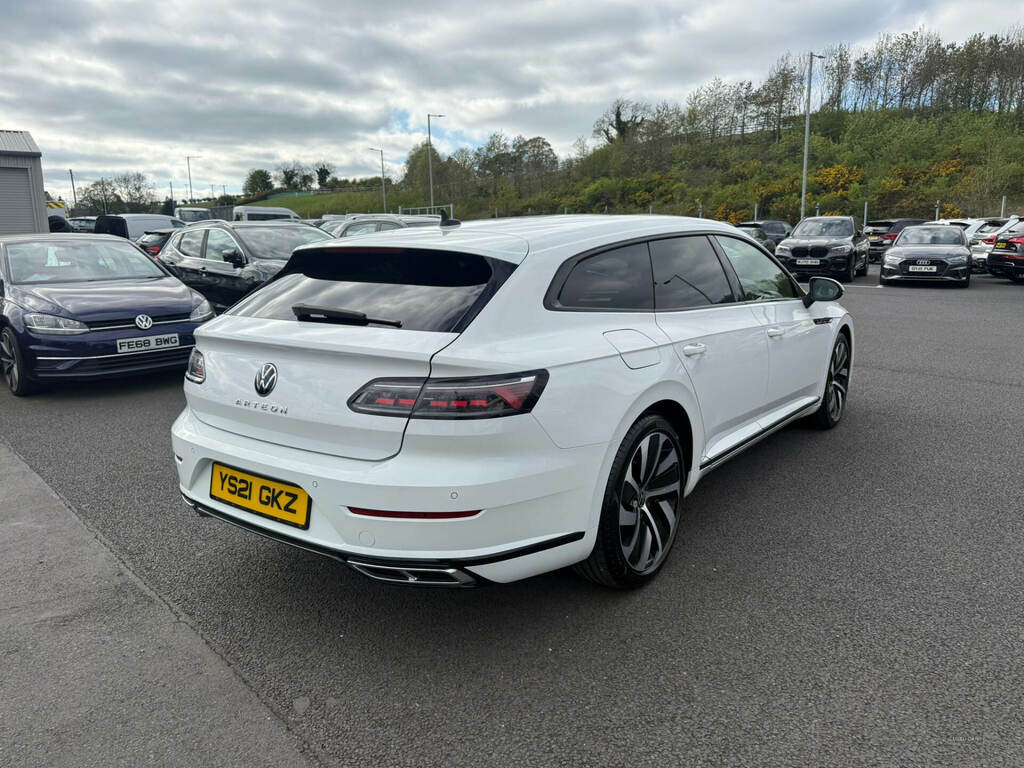 Volkswagen Arteon 2.0 Tdi R-line Dsg YS21GKZ White #3