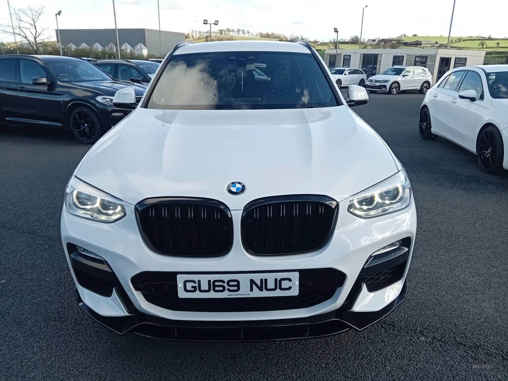 BMW X3 Xdrive20d M Sport Step GU69NUC White #2