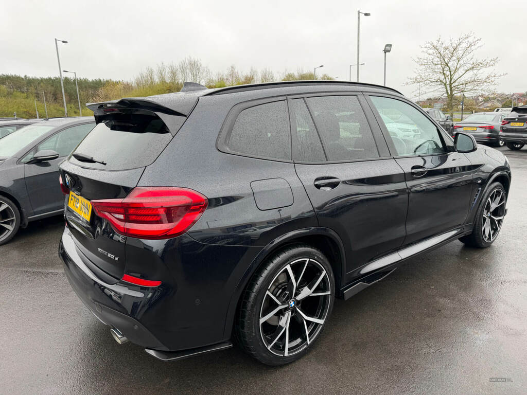 BMW X3 Xdrive20d M Sport Step FT19VNN Black #4