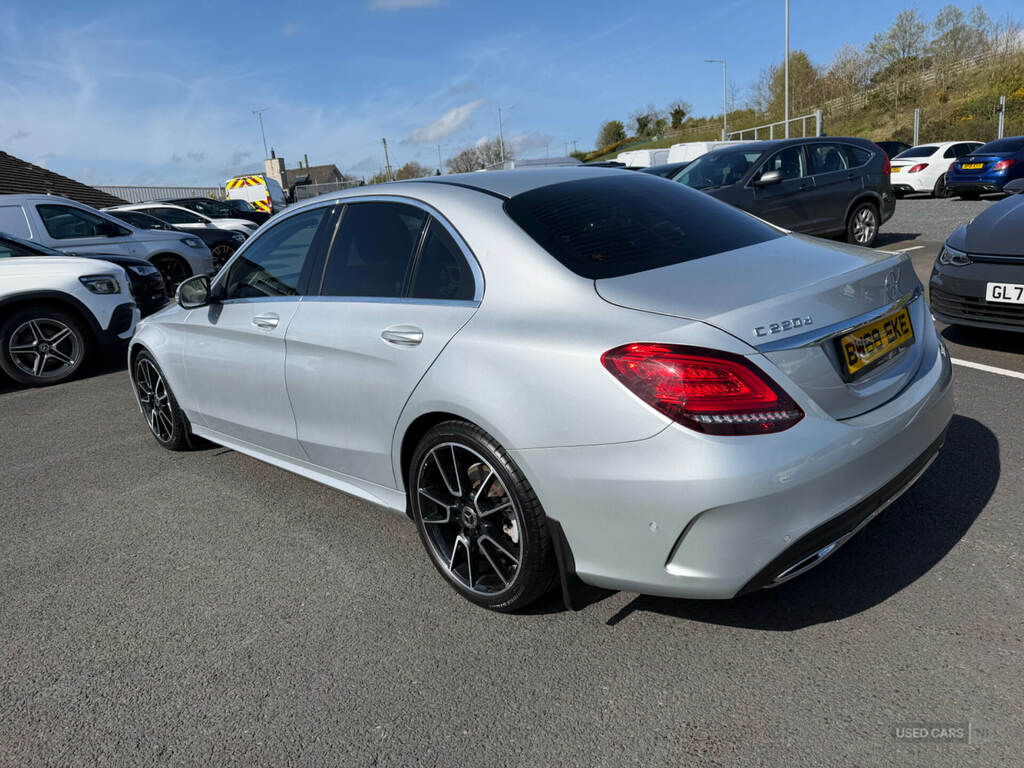 Mercedes-Benz C Class C220d Amg Line 9G-tronic BW68EKE Silver #2