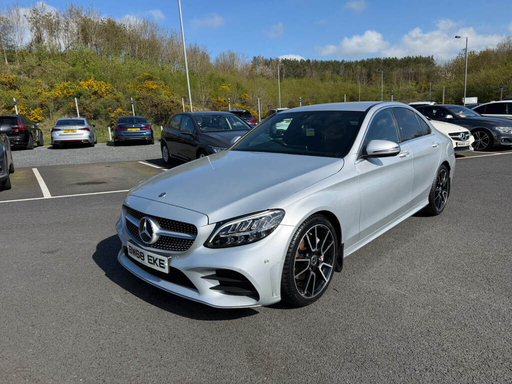 Mercedes-Benz C Class C220d Amg Line 9G-tronic Silver