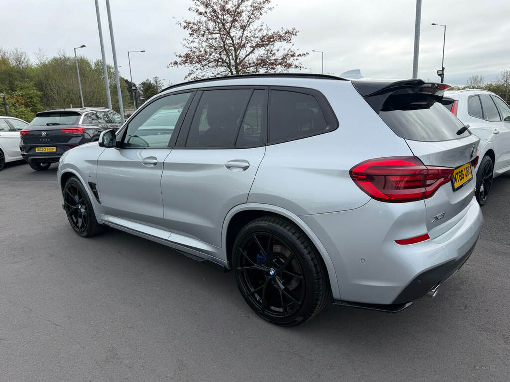BMW X3 Xdrive20d M Sport Step MT69UBG Silver #3