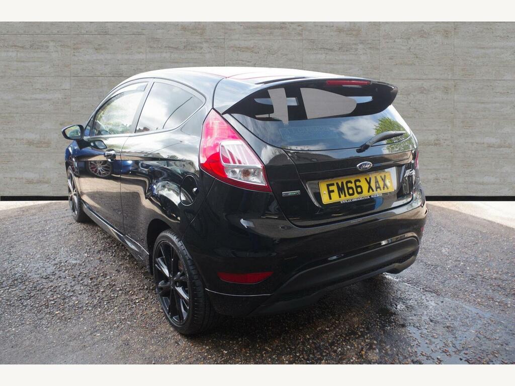 Ford Fiesta 1.0T Ecoboost St-line Euro 6 S S ... FM66XAX Black #4