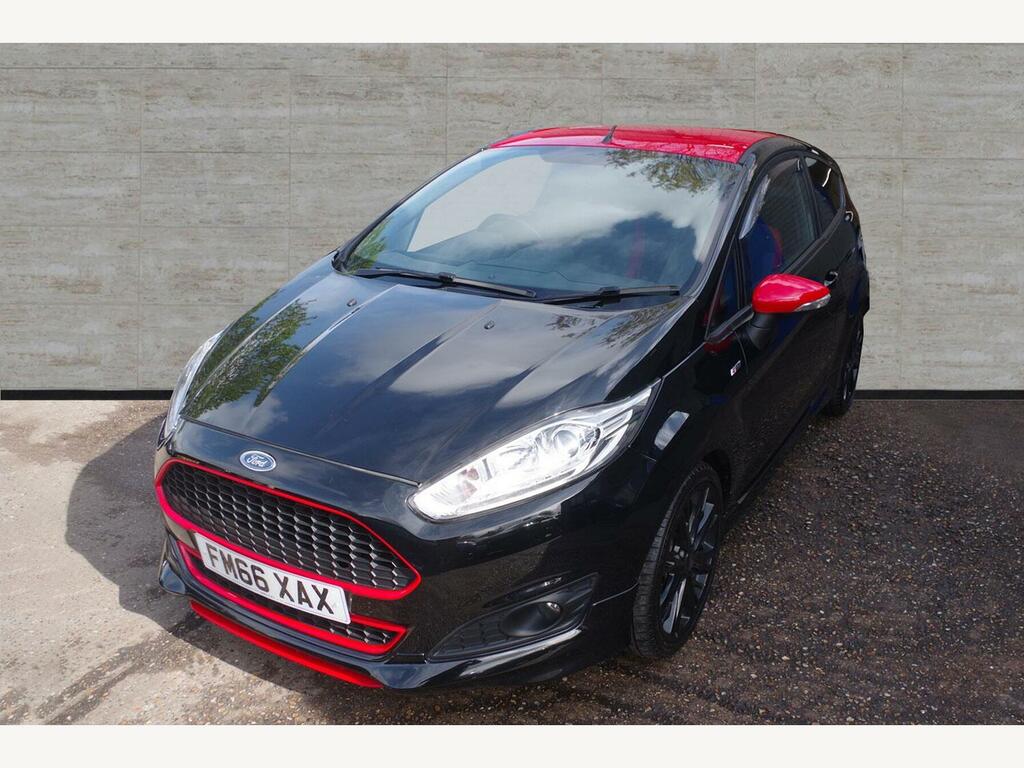 Ford Fiesta 1.0T Ecoboost St-line Euro 6 S S ... FM66XAX Black #3