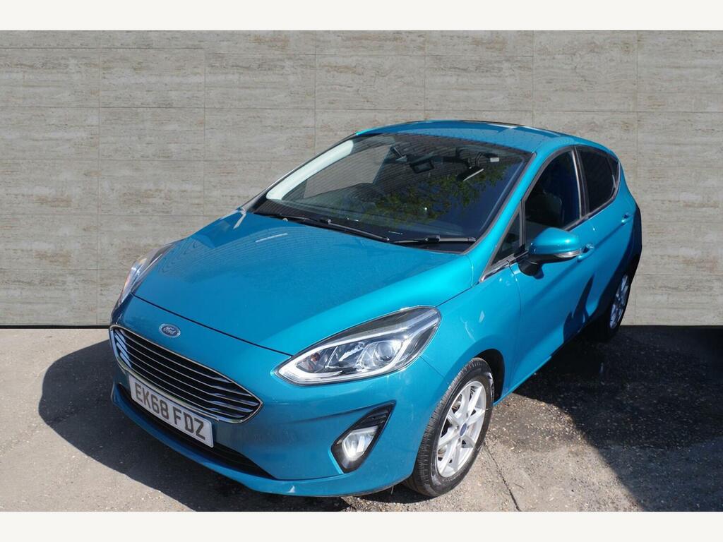 Ford Fiesta 1.0T Ecoboost Zetec Euro 6 S S 5D... EK68FDZ Blue #2