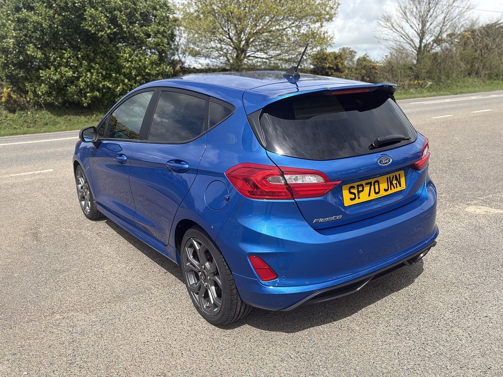 Ford Fiesta T Ecoboost St-line Edition SP70JKN Blue #2