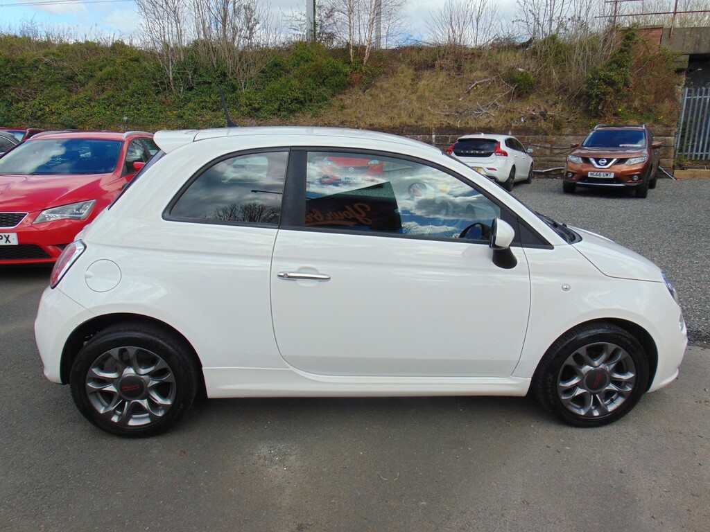 Fiat 500 Hatchback 1.2 500 1.2 69Hp S Only 48574 Miles SD15VUO White #2