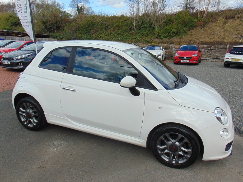 Fiat 500 Hatchback 1.2 500 1.2 69Hp S Only 48574 Miles White