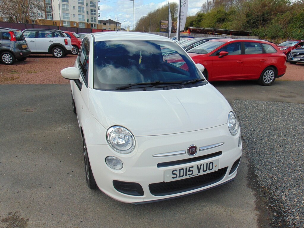 Fiat 500 Hatchback 1.2 500 1.2 69Hp S Only 48574 Miles SD15VUO White #5