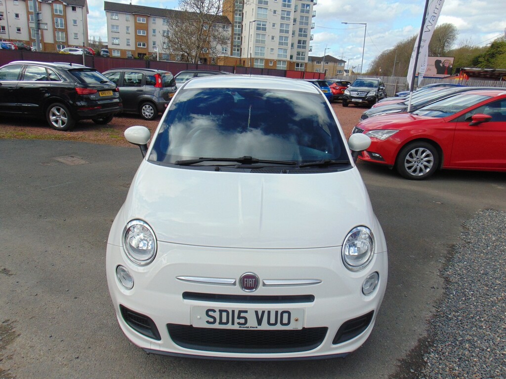 Fiat 500 Hatchback 1.2 500 1.2 69Hp S Only 48574 Miles SD15VUO White #6
