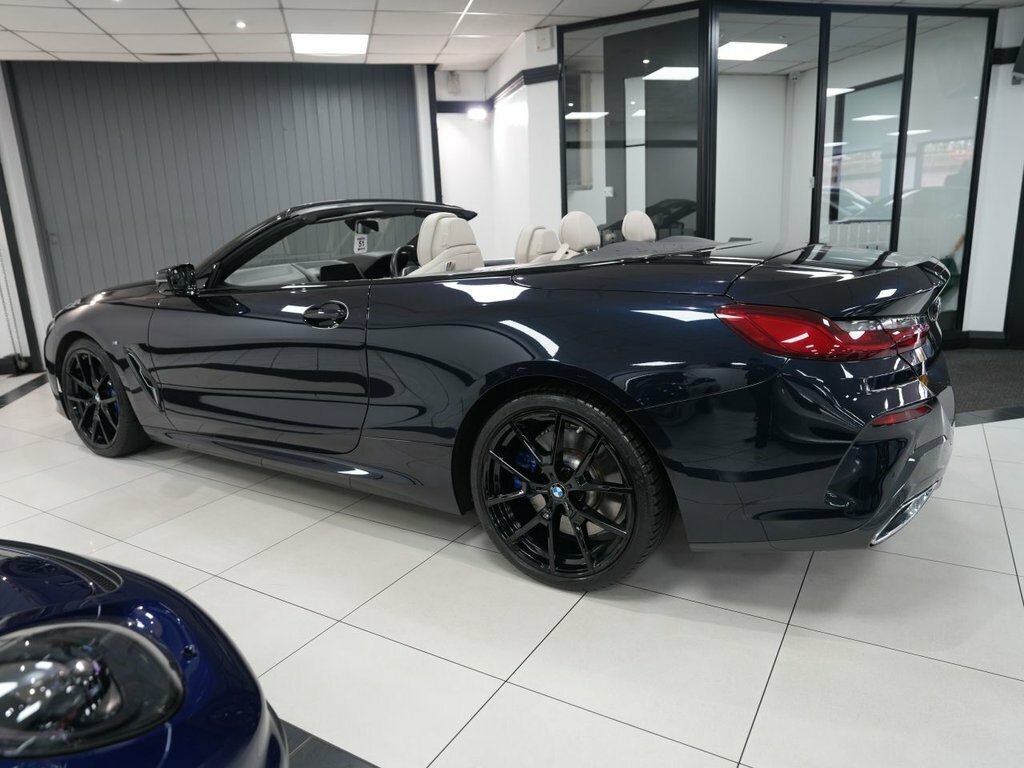 BMW 8 Series Convertible WP69OKE Black #6
