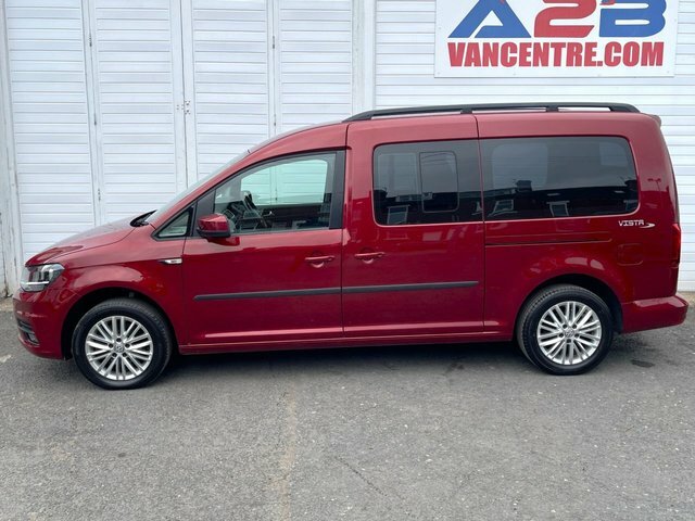 Volkswagen Caddy Maxi Life 2.0 Tdi Bluemotion Tech Red #6