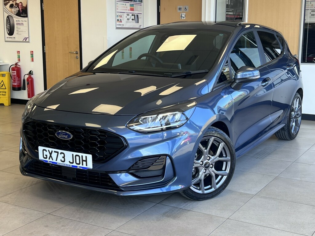 Ford Fiesta Hatchback 1.0 Fiesta St-line 1.0L Ecoboost Blue #3