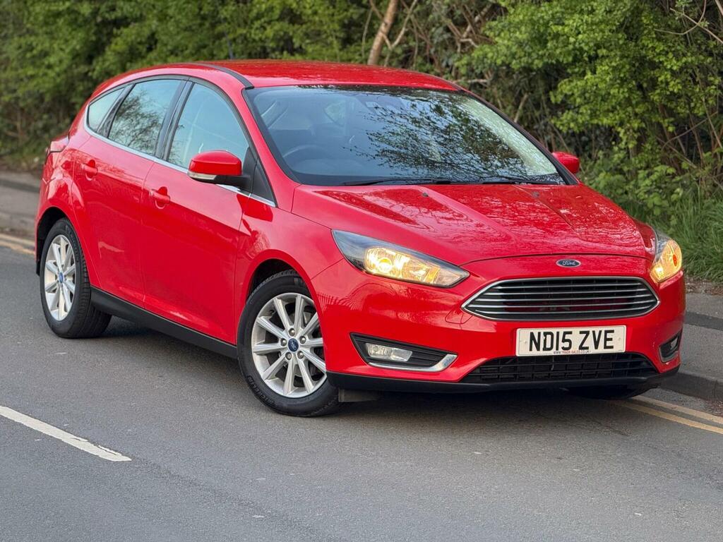 Ford Focus Hatchback 1.6 Titanium Powershift Euro 6 2015 ND15ZVE Red #5