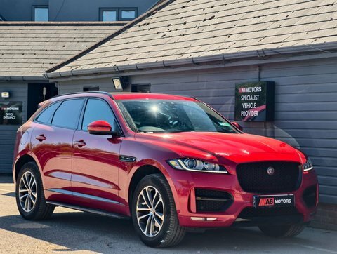 Jaguar F-Pace 2.0 F-pace R-sport RY66MMJ Red #4