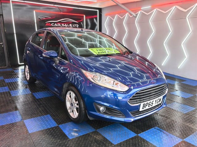 Ford Fiesta 1.25 Zetec Hatchback Euro 6 82 BP65YGW Blue #3