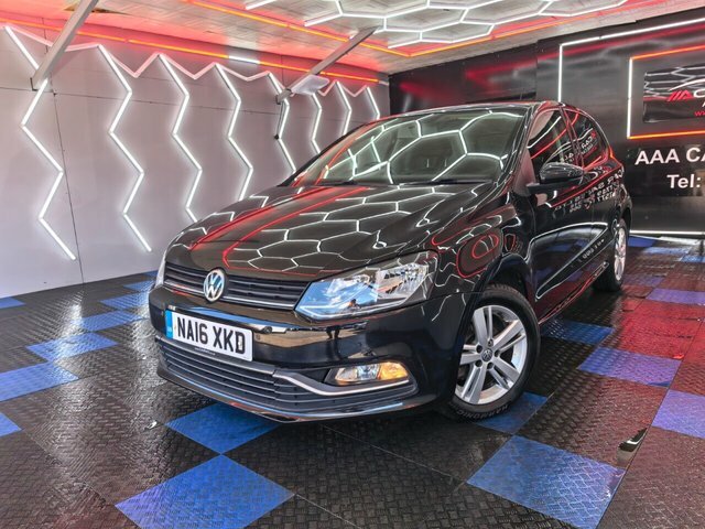 Volkswagen Polo 1.2 Tsi Bluemotion Tech Match Hatchback NA16XKD Black #2