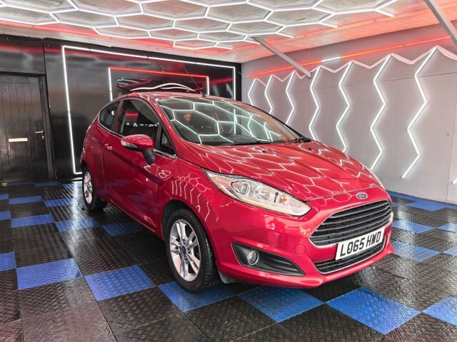 Ford Fiesta 1.25 Zetec Hatchback Euro 6 82 LO65HWD Red #3