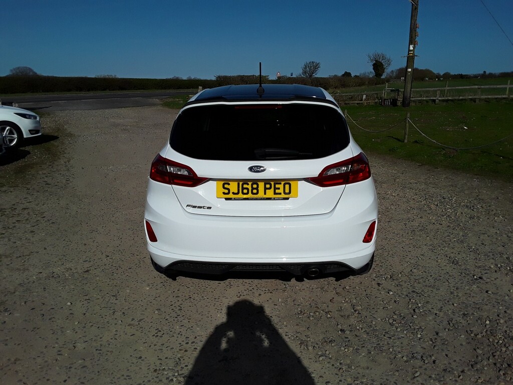 Ford Fiesta Hatchback 1.0 T Ecoboost St-line 2019 SJ68PEO White #6