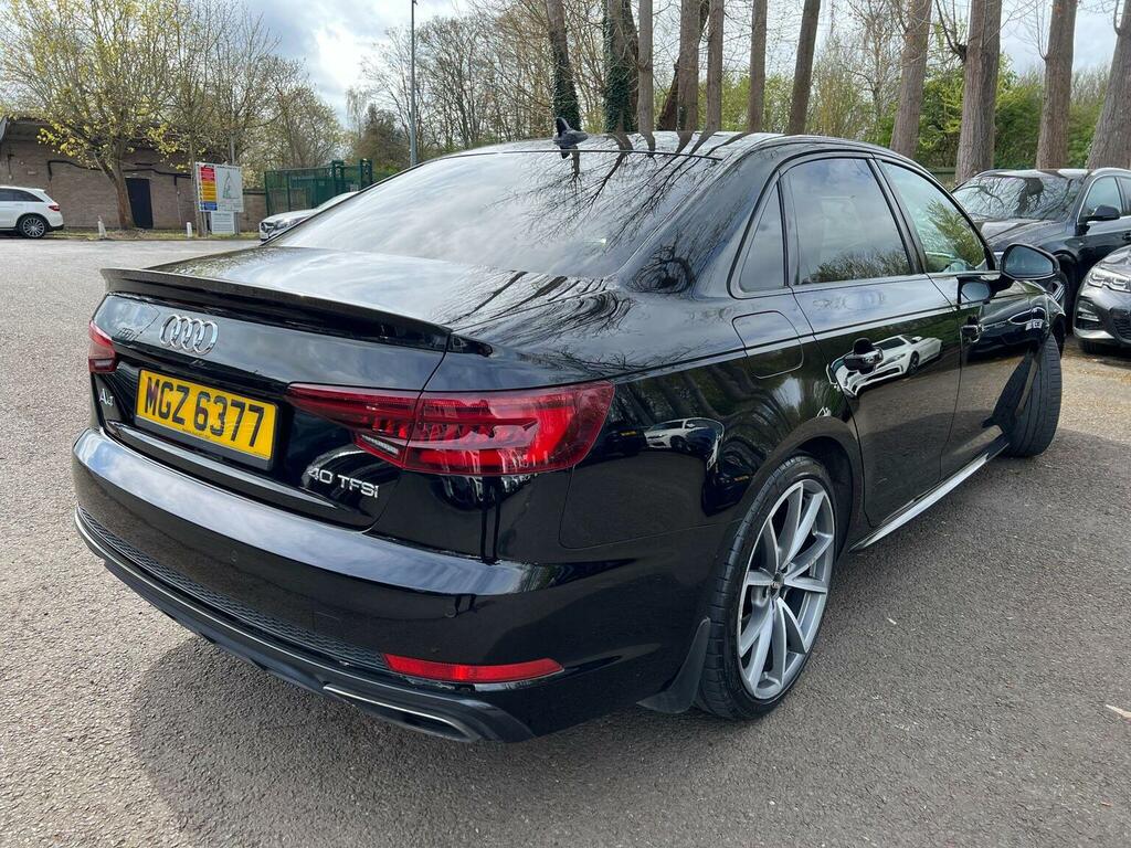 Audi A4 Saloon 2.0 Tfsi 40 Black Edition S Tronic Euro 6 MGZ6377 Black #6