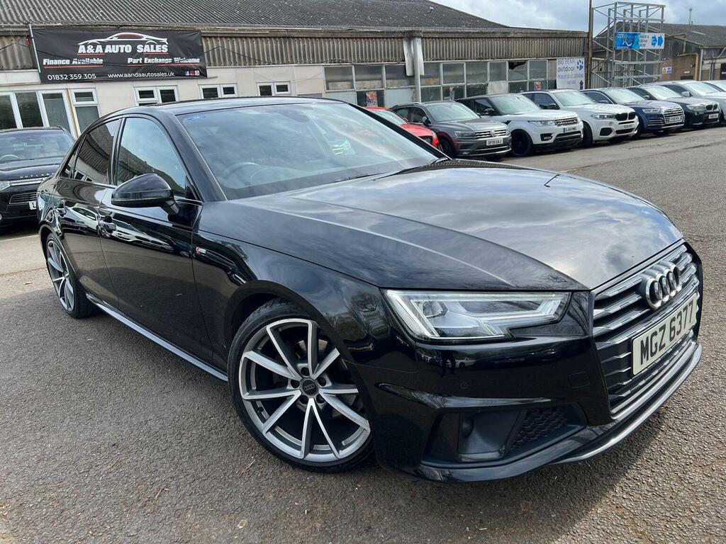 Audi A4 Saloon 2.0 Tfsi 40 Black Edition S Tronic Euro 6 MGZ6377 Black #3