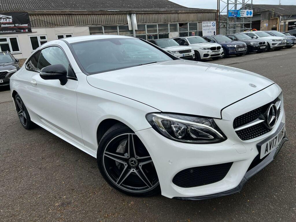 Mercedes-Benz C Class Coupe 2.0 C200 Amg Line G-tronic Euro 6 Ss AV17VVM White #3